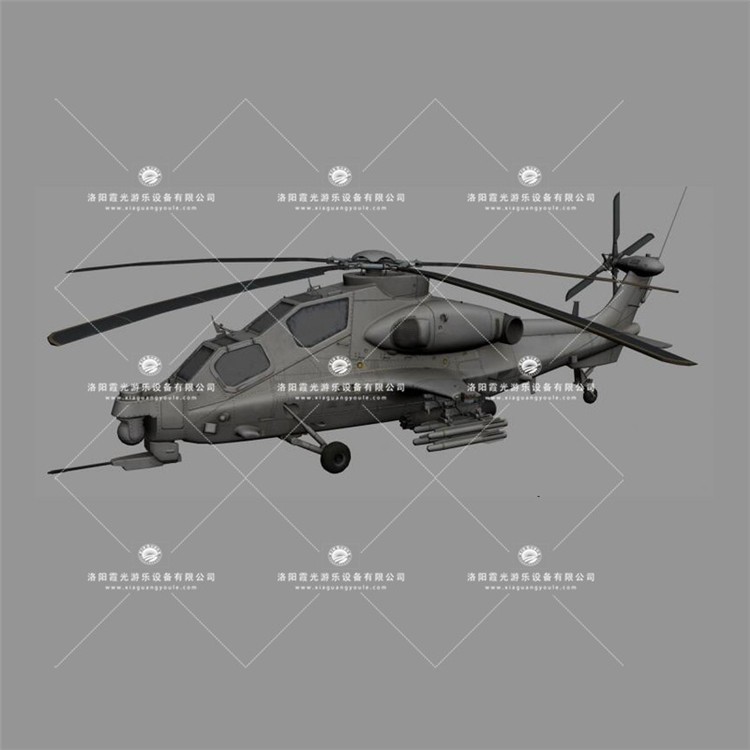 桥西武装直升机3D模型